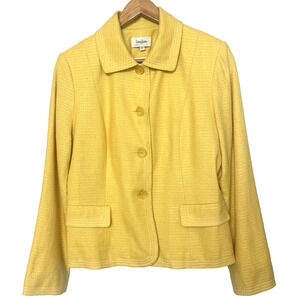 Vintage Nieman Marcus Womens 100% Silk Blazer Size 12 Office Siren USA Jacket‎